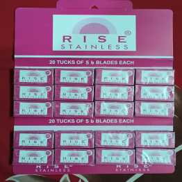 Rise Stainless Blade 100 pcs