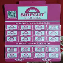 Sidecut Stainless Blade 120 pcs